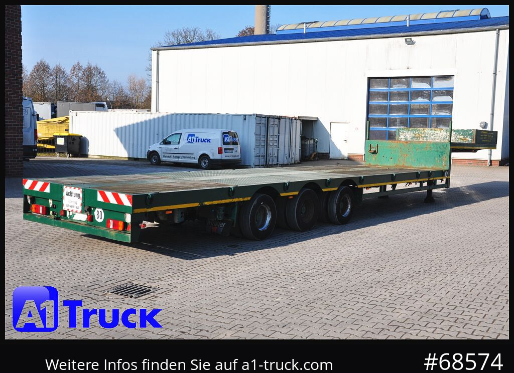 Semirremolque plataforma/ Caja abierta FAYMONVILLE Plattform, ausziehbar, Lenkachse, Tieflader,: foto 9