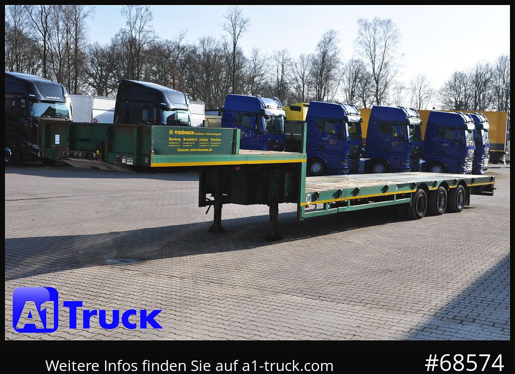 Semirremolque plataforma/ Caja abierta FAYMONVILLE Plattform, ausziehbar, Lenkachse, Tieflader,: foto 13