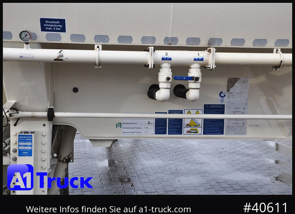 FELDBINDER EUT 55,3, 7 Kammern Futter Feed, Lenkachse, Alufelgen, - Semirremolque silo: foto 2 FELDBINDER EUT 55,3, 7 Kammern Futter Feed, Lenkachse, Alufelgen, - Semirremolque silo: foto 2