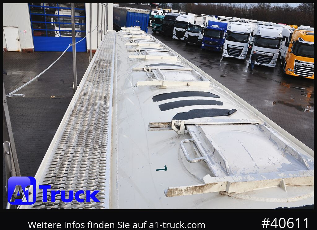 FELDBINDER EUT 55,3, 7 Kammern Futter Feed, Lenkachse, Alufelgen, - Semirremolque silo: foto 5 FELDBINDER EUT 55,3, 7 Kammern Futter Feed, Lenkachse, Alufelgen, - Semirremolque silo: foto 5