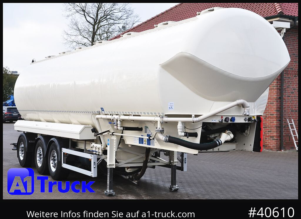 FELDBINDER EUT 55,3, Futter Feed 7 Kammern 55m³, Lenkachse, Alufelgen, - Semirremolque silo: foto 1 FELDBINDER EUT 55,3, Futter Feed 7 Kammern 55m³, Lenkachse, Alufelgen, - Semirremolque silo: foto 1