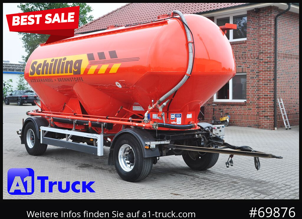 FELDBINDER HEUT 31.2 Silo, Futtermittel, 31m³, 3 Kammern, - Cisterna remolque: foto 1 FELDBINDER HEUT 31.2 Silo, Futtermittel, 31m³, 3 Kammern, - Cisterna remolque: foto 1