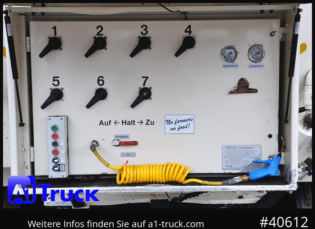 HEITLING SDBH 54, 7 Kammern, Futter Feed Lenkachse, Alufelgen, - Semirremolque silo: foto 2 HEITLING SDBH 54, 7 Kammern, Futter Feed Lenkachse, Alufelgen, - Semirremolque silo: foto 2