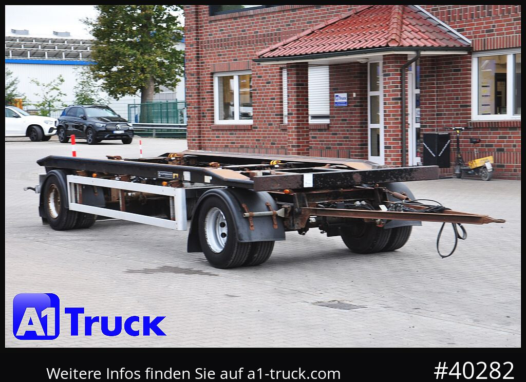 HUEFFERMANN HAR 1870 Luft, SAF - Remolque multilift/ Portacontenedores de cadenas: foto 1 HUEFFERMANN HAR 1870 Luft, SAF - Remolque multilift/ Portacontenedores de cadenas: foto 1