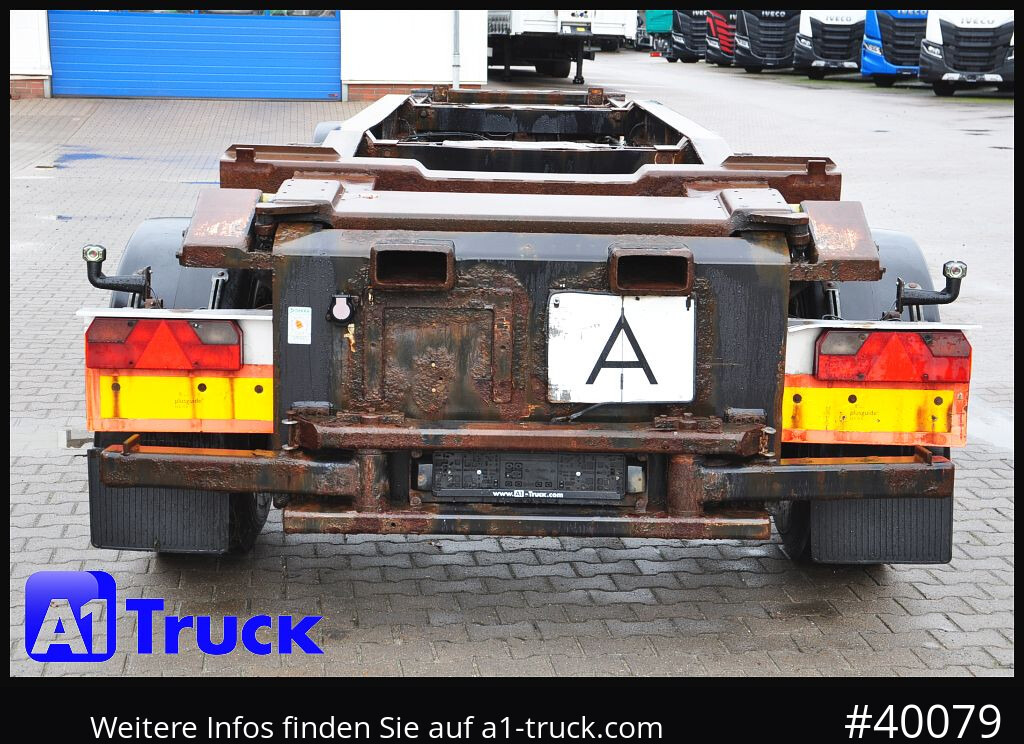 Remolque multilift/ Portacontenedores de cadenas HUEFFERMANN HSA 1870, Abrollanhänger, Schlitten,: foto 9 Remolque multilift/ Portacontenedores de cadenas HUEFFERMANN HSA 1870, Abrollanhänger, Schlitten,: foto 9