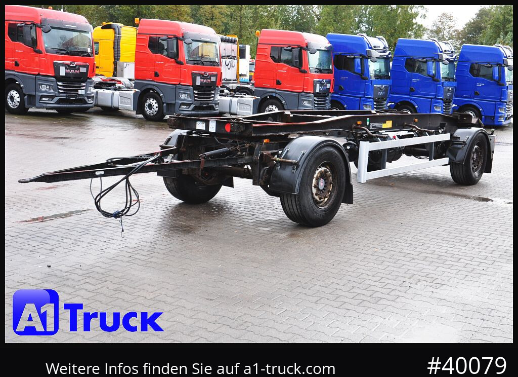 Remolque multilift/ Portacontenedores de cadenas HUEFFERMANN HSA 1870, Abrollanhänger, Schlitten,: foto 12 Remolque multilift/ Portacontenedores de cadenas HUEFFERMANN HSA 1870, Abrollanhänger, Schlitten,: foto 12