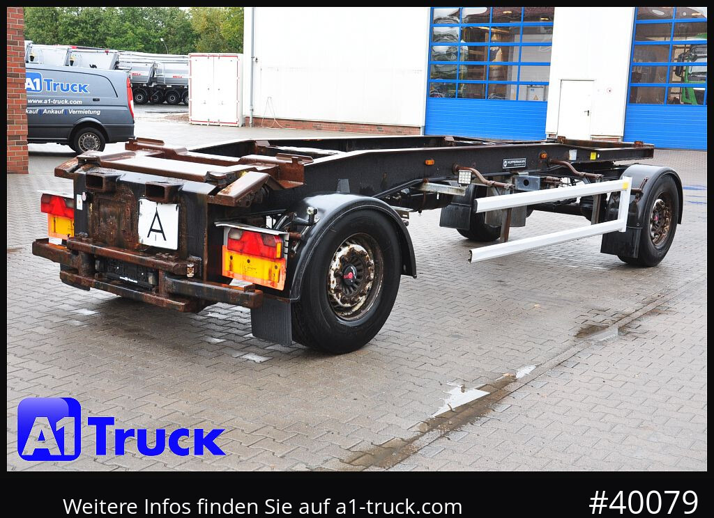 Remolque multilift/ Portacontenedores de cadenas HUEFFERMANN HSA 1870, Abrollanhänger, Schlitten,: foto 8 Remolque multilift/ Portacontenedores de cadenas HUEFFERMANN HSA 1870, Abrollanhänger, Schlitten,: foto 8