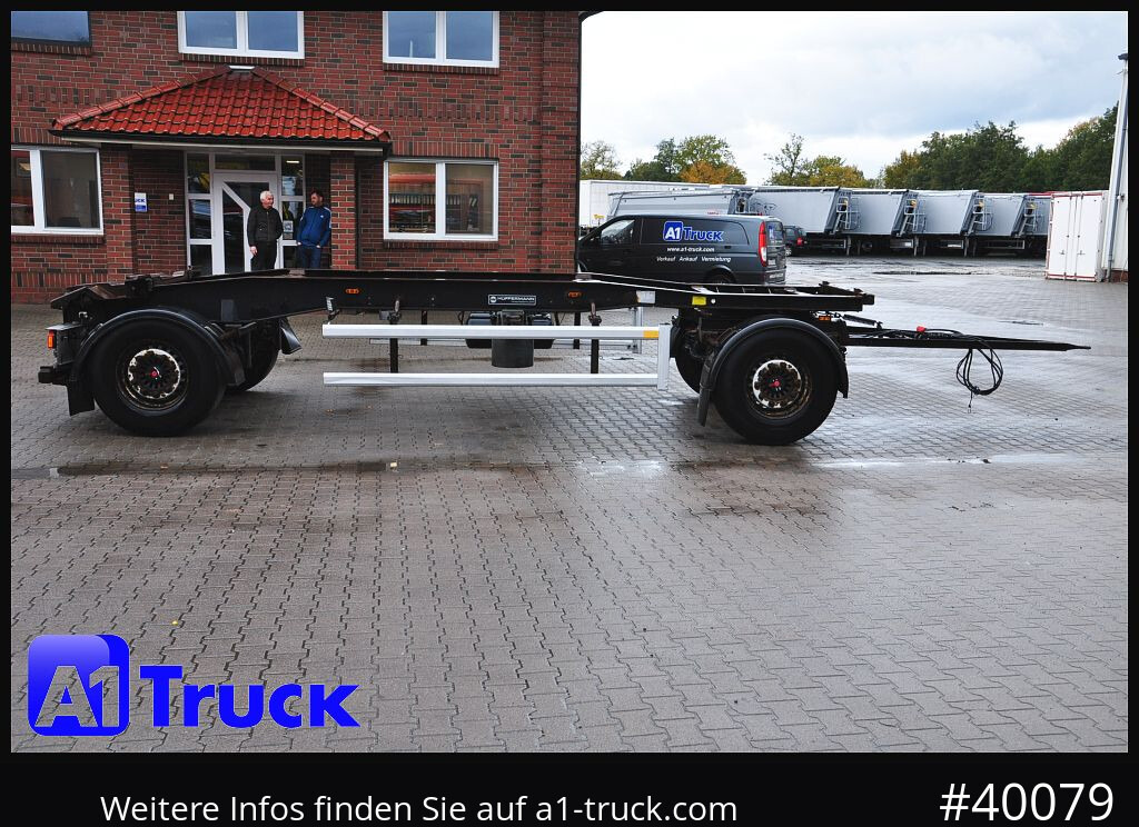 Remolque multilift/ Portacontenedores de cadenas HUEFFERMANN HSA 1870, Abrollanhänger, Schlitten,: foto 7 Remolque multilift/ Portacontenedores de cadenas HUEFFERMANN HSA 1870, Abrollanhänger, Schlitten,: foto 7