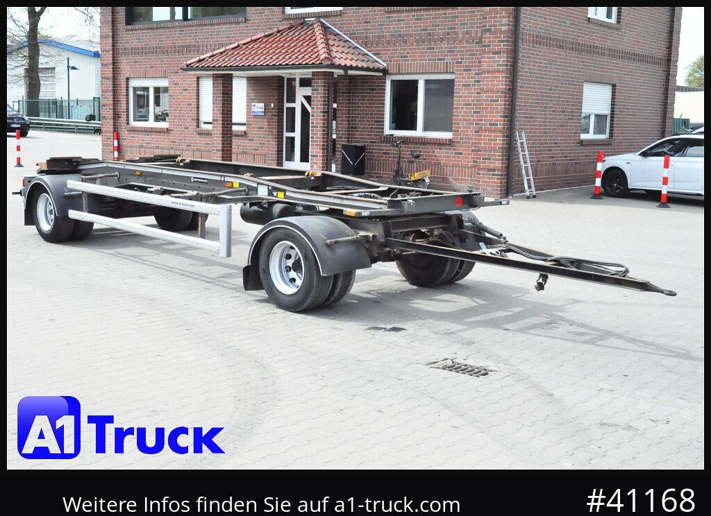 HUEFFERMANN HSA 1870 BPW, 1 Hand - Remolque multilift/ Portacontenedores de cadenas: foto 1 HUEFFERMANN HSA 1870 BPW, 1 Hand - Remolque multilift/ Portacontenedores de cadenas: foto 1