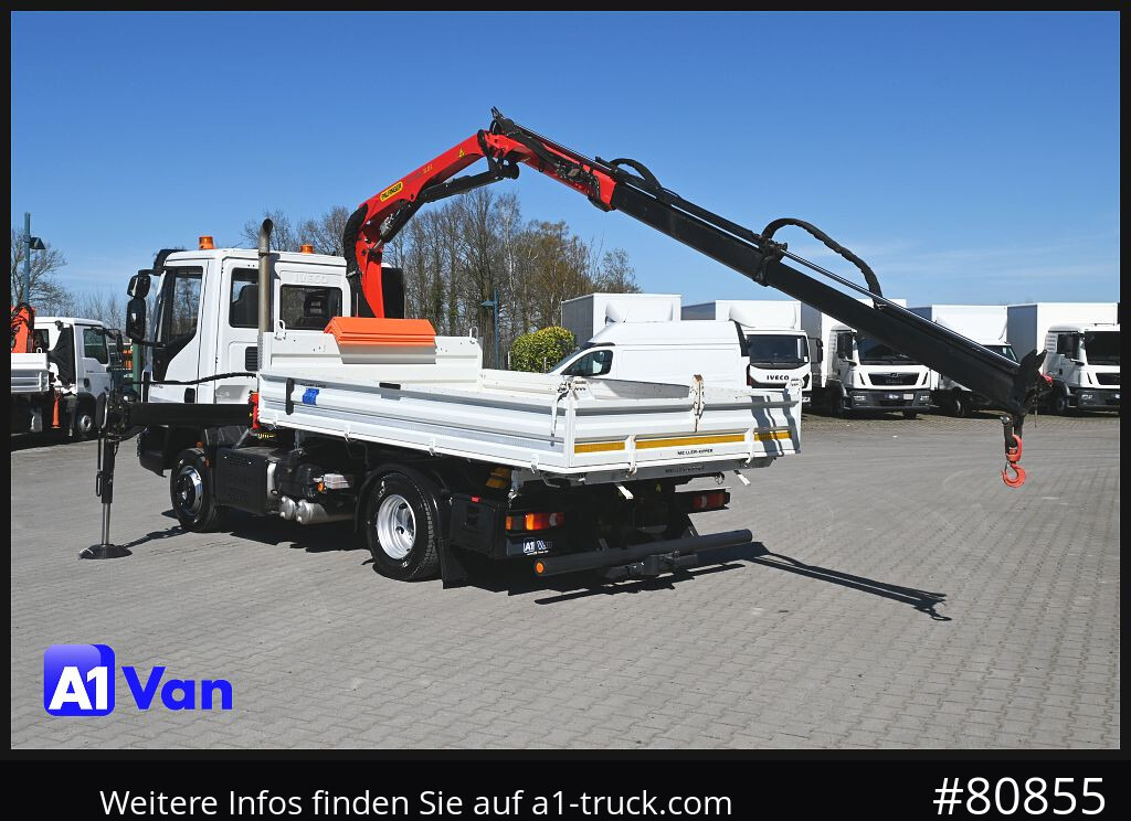 Volquete furgoneta IVECO Eurocargo 80E22 Kipper Kran, Palfinger, Klima, Luftfederung: foto 11