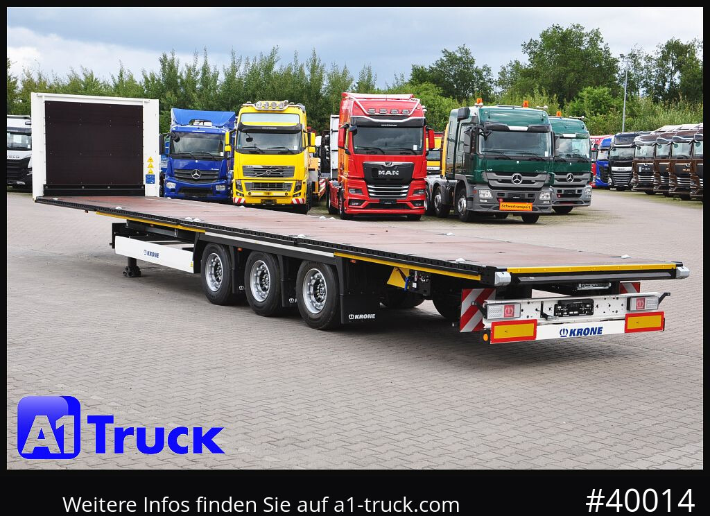 Semirremolque plataforma/ Caja abierta nuevo KRONE 5 x SD, Mega, Twistlock, Container, NEU: foto 11