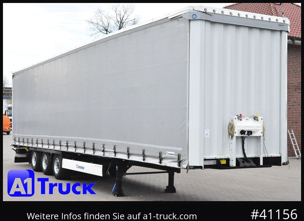 KRONE SD, Tautliner Mega, Liftachse, - Semirremolque lona: foto 1 KRONE SD, Tautliner Mega, Liftachse, - Semirremolque lona: foto 1