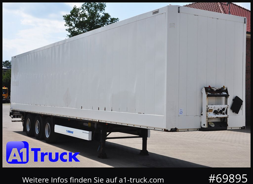 Caja cerrada semirremolque KRONE SDK 27, Koffer, 1 Vorbesitzer, Doppelstock: foto 1