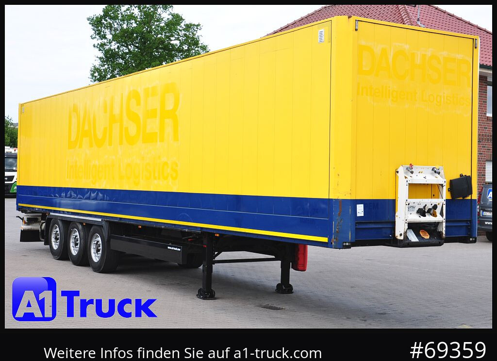 KRONE SDK 27, Koffer, Textil, 1 Vorbesitzer, Doppelstock - Caja cerrada semirremolque: foto 1 KRONE SDK 27, Koffer, Textil, 1 Vorbesitzer, Doppelstock - Caja cerrada semirremolque: foto 1