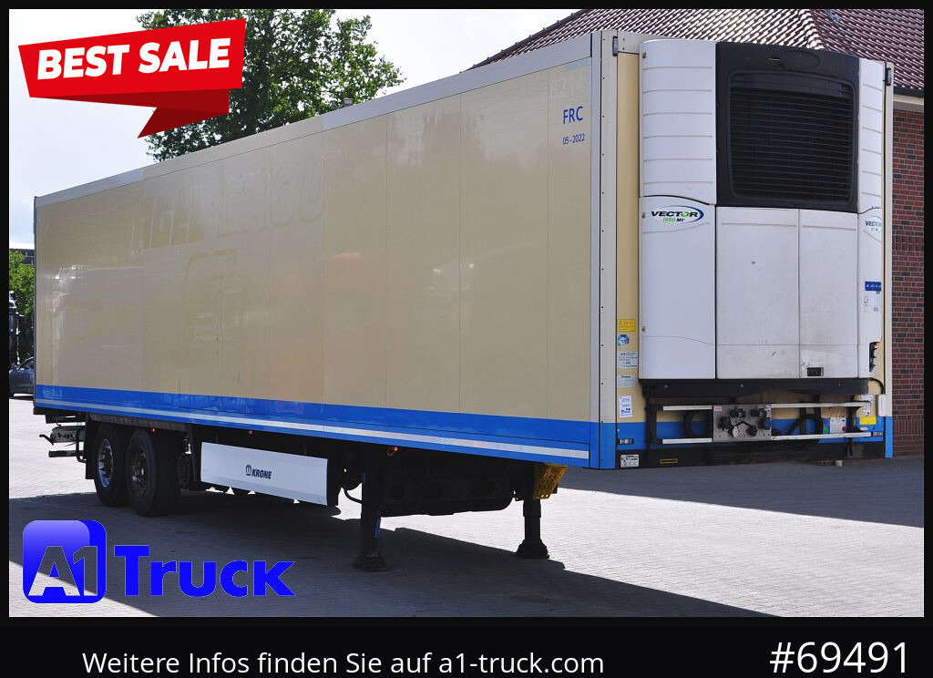 KRONE SDR 27 Carrier 1950 Mt. Doppelstock Lift, - Frigorífico semirremolque: foto 1 KRONE SDR 27 Carrier 1950 Mt. Doppelstock Lift, - Frigorífico semirremolque: foto 1
