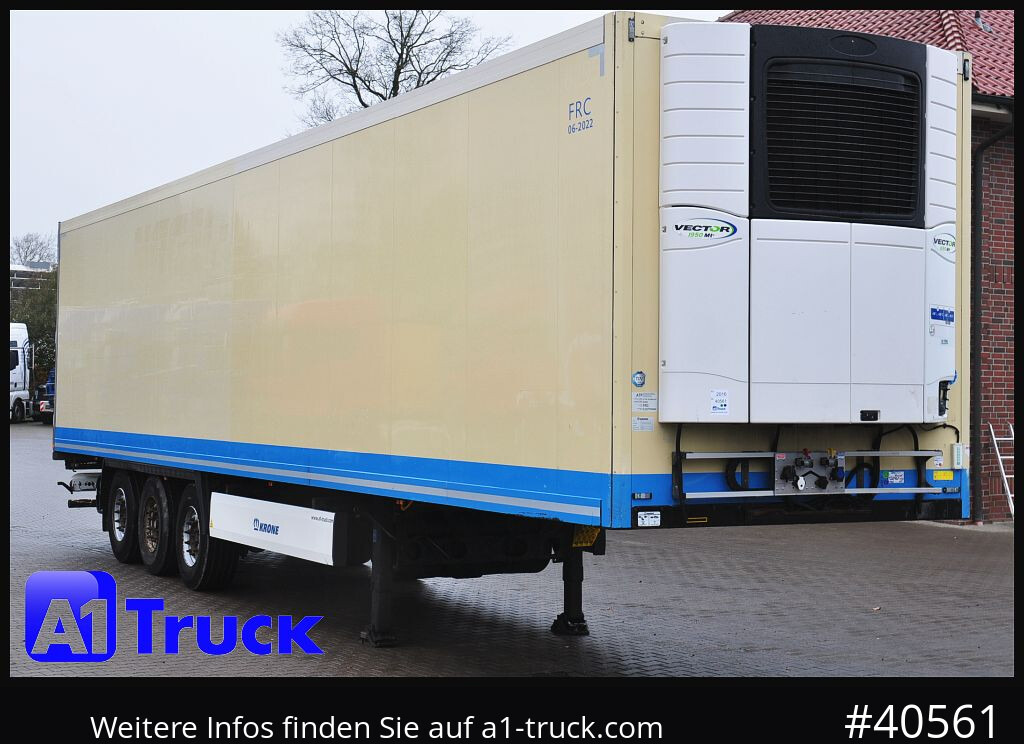 KRONE SDR 27 Carrier 1950 Mt. Doppelstock Lift,TÜV 07/2026 - Frigorífico semirremolque: foto 1 KRONE SDR 27 Carrier 1950 Mt. Doppelstock Lift,TÜV 07/2026 - Frigorífico semirremolque: foto 1