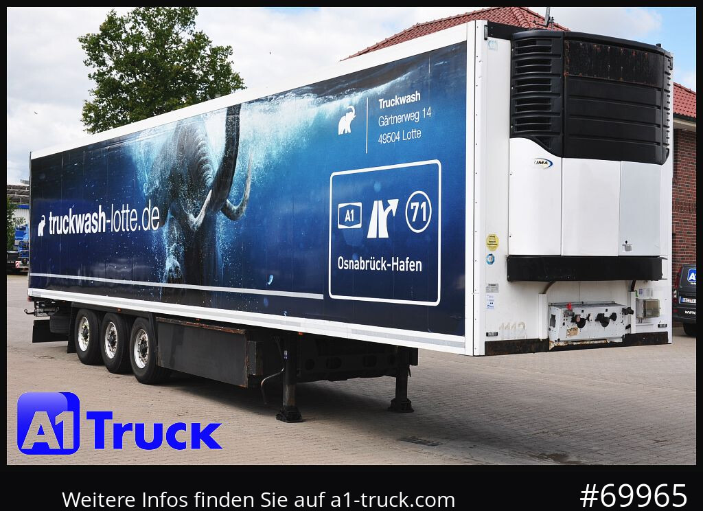 KRONE SDR 27 Carrier Maxima 1300, Doppelstock, 5216 Stunden - Frigorífico semirremolque: foto 1 KRONE SDR 27 Carrier Maxima 1300, Doppelstock, 5216 Stunden - Frigorífico semirremolque: foto 1
