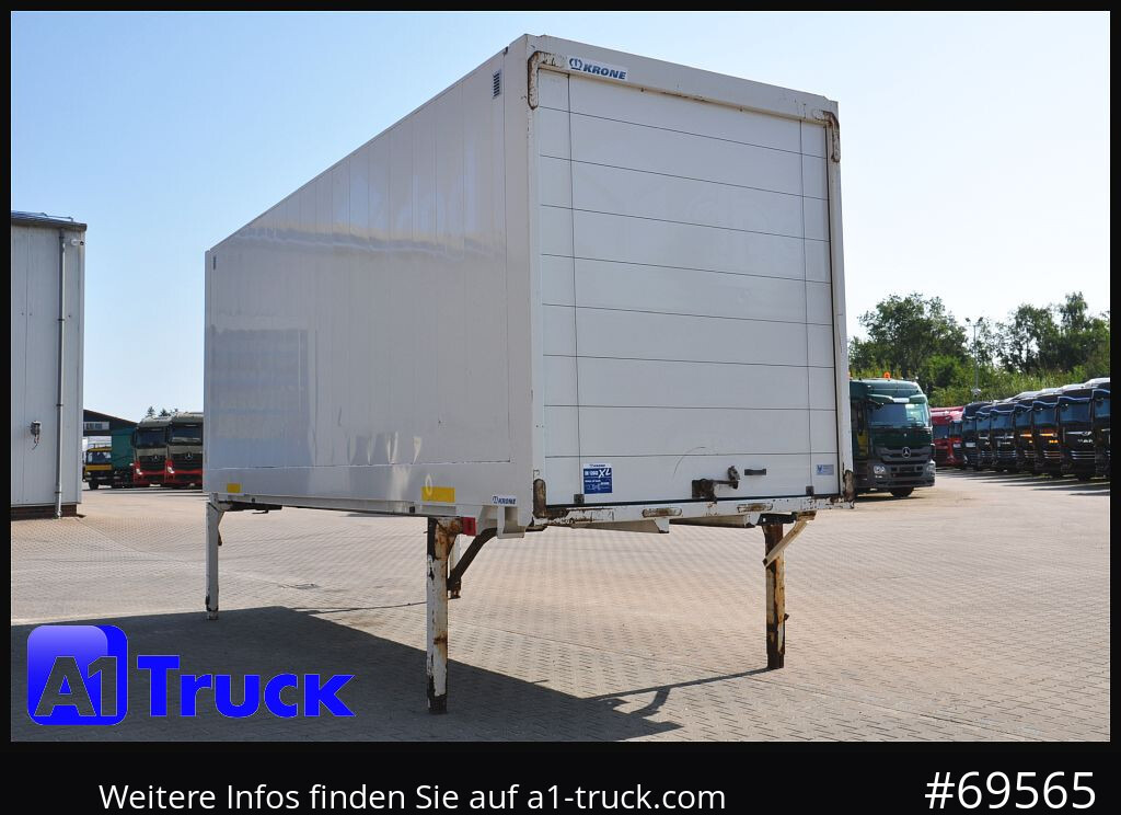 Caja cerrada KRONE Wechselbrücke BDF 7,45 Koffer,  Textil 2750mm innen, 20 x vorhanden: foto 7