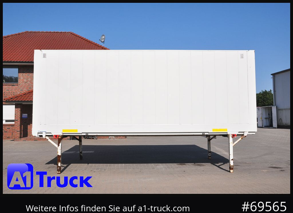 Caja cerrada KRONE Wechselbrücke BDF 7,45 Koffer,  Textil 2750mm innen, 20 x vorhanden: foto 9