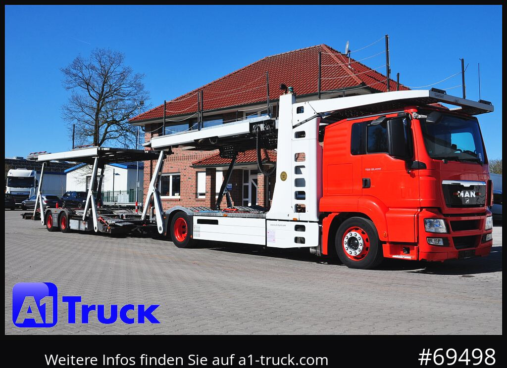 MAN 18.400 TGX, Autotransporter Kässbohrer, - Portavehículos camión: foto 1 MAN 18.400 TGX, Autotransporter Kässbohrer, - Portavehículos camión: foto 1