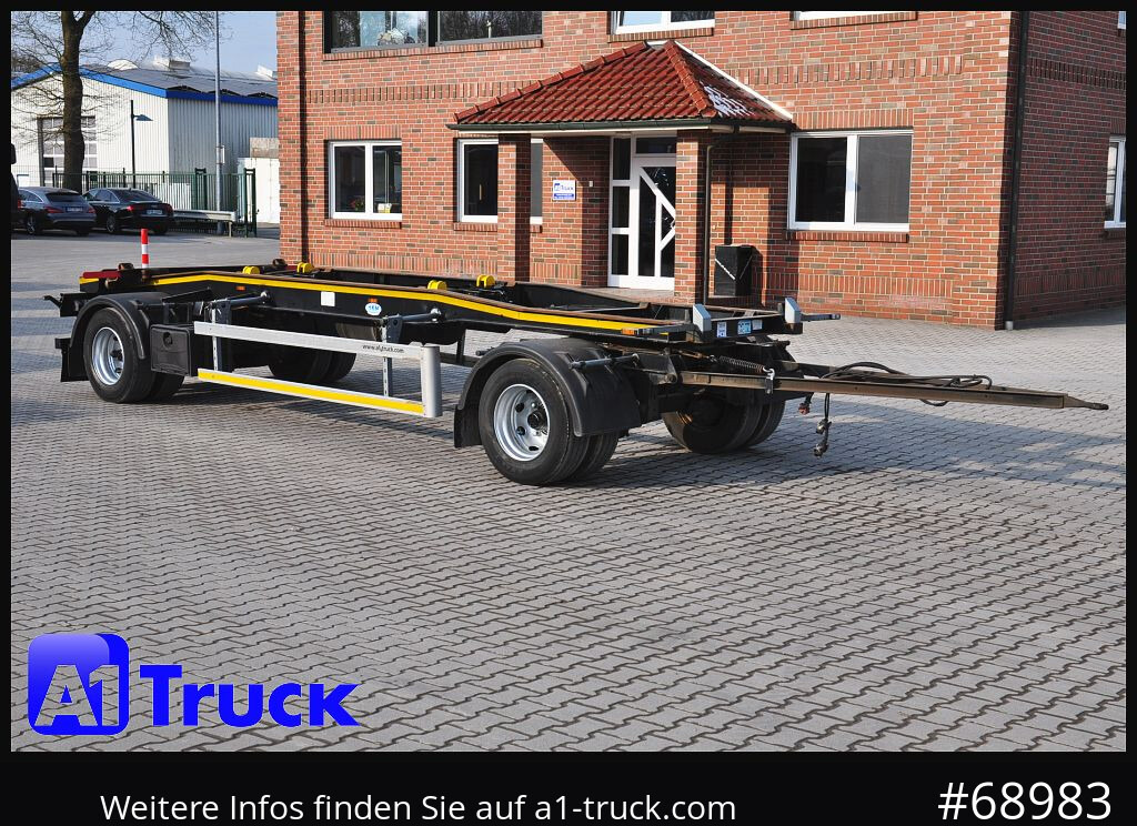 MEILLER HKM, Luft, Schlitten, Abrollanhänger - Remolque multilift/ Portacontenedores de cadenas: foto 1 MEILLER HKM, Luft, Schlitten, Abrollanhänger - Remolque multilift/ Portacontenedores de cadenas: foto 1