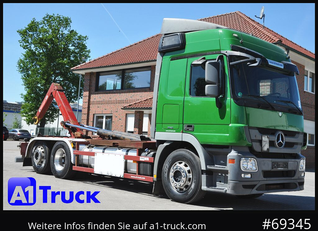 MERCEDES-BENZ Actros 2544 MP, HIAB XR 21S, Retarder - Multibasculante camión: foto 1 MERCEDES-BENZ Actros 2544 MP, HIAB XR 21S, Retarder - Multibasculante camión: foto 1