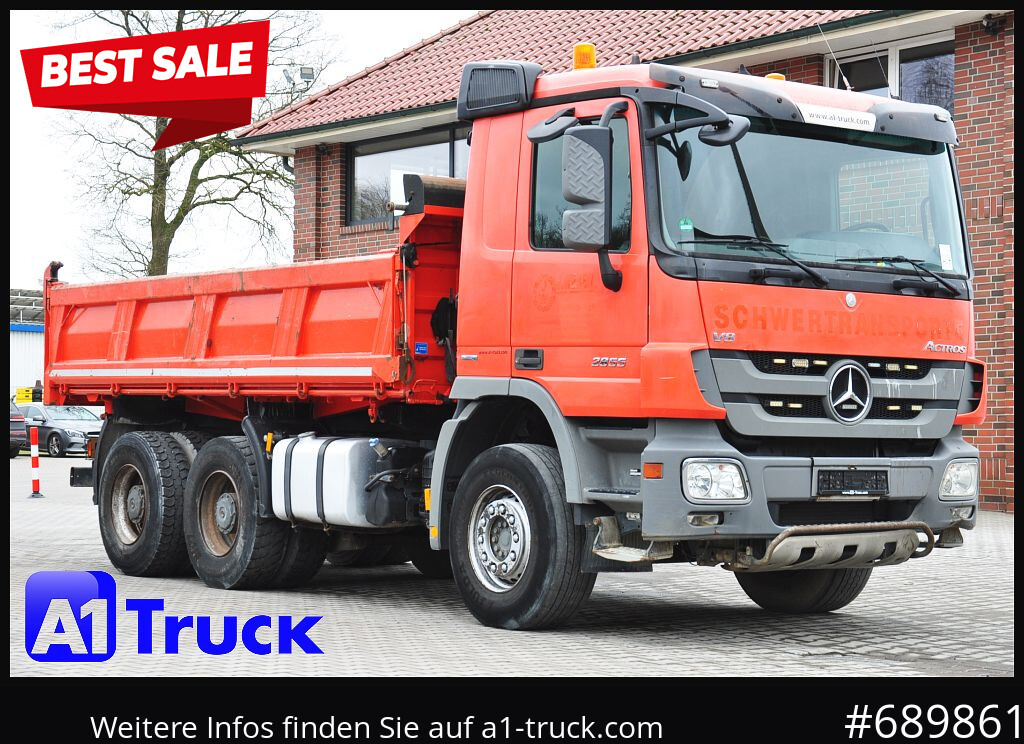MERCEDES-BENZ Actros 2655 ,V8, 6x4 Meiller Klima , EPS - Volquete camión: foto 1 MERCEDES-BENZ Actros 2655 ,V8, 6x4 Meiller Klima , EPS - Volquete camión: foto 1