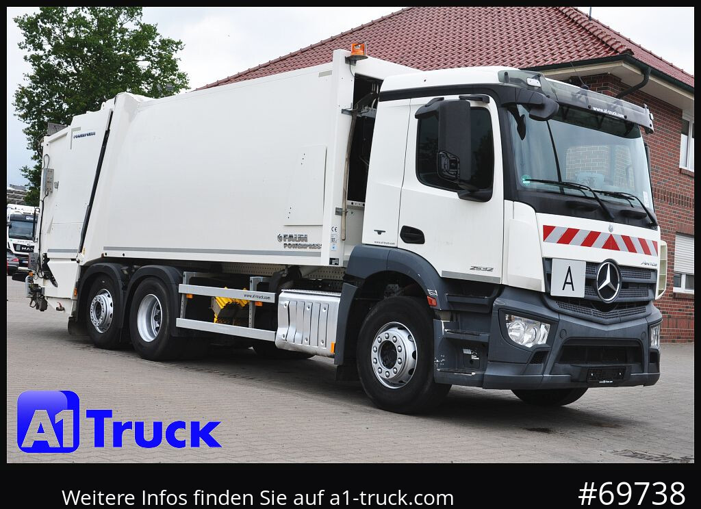 MERCEDES-BENZ Antos 2532 Faun Powerpress II Zöller Detla 2301, - Camión de basura: foto 1 MERCEDES-BENZ Antos 2532 Faun Powerpress II Zöller Detla 2301, - Camión de basura: foto 1
