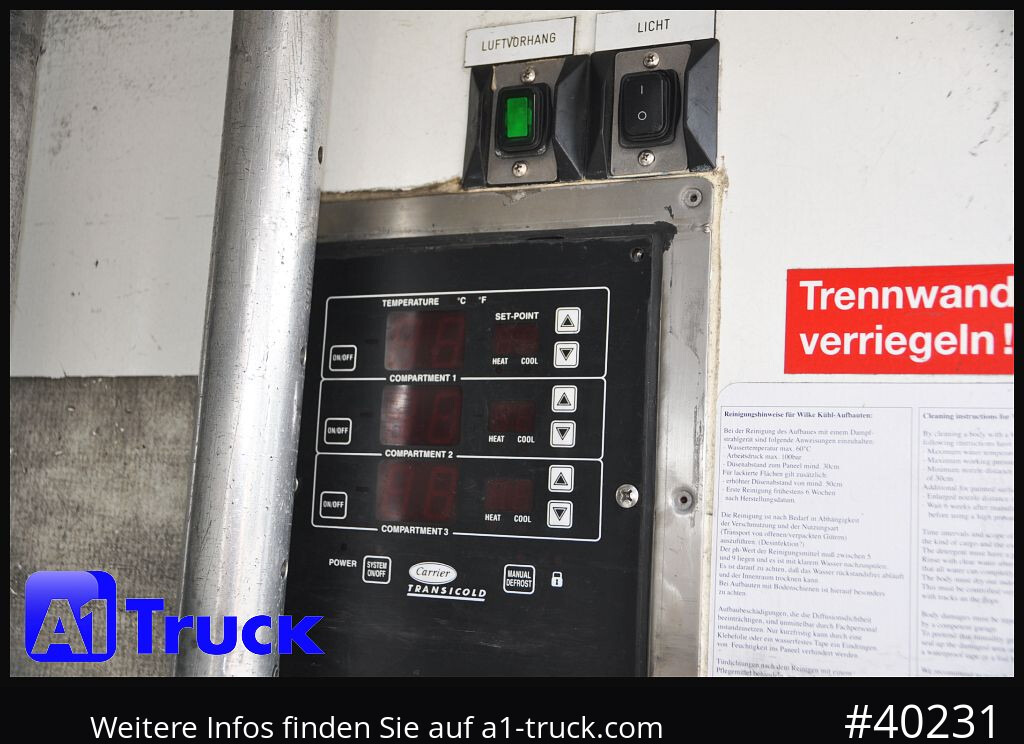 MERCEDES-BENZ Atego 1222, Kühlkoffer, Carrier Supra 850 Mt, LBW - Frigorífico camión: foto 2 MERCEDES-BENZ Atego 1222, Kühlkoffer, Carrier Supra 850 Mt, LBW - Frigorífico camión: foto 2