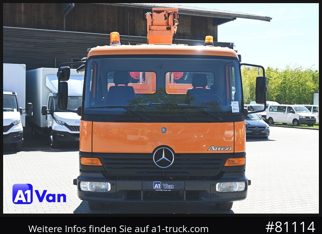 Camión con plataforma elevadora MERCEDES-BENZ Atego 815 Hubarbeitsbühne Ruthmann TK145, Klima: foto 14 Camión con plataforma elevadora MERCEDES-BENZ Atego 815 Hubarbeitsbühne Ruthmann TK145, Klima: foto 14