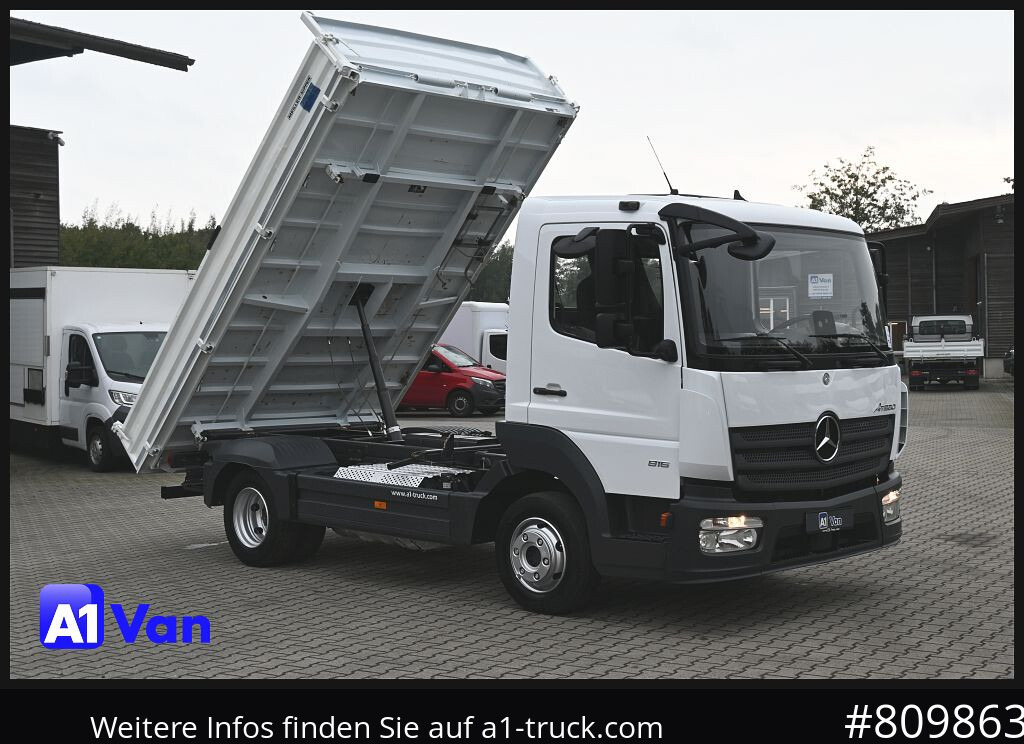 MERCEDES-BENZ Atego 816 Kipper, Ahk,Klima, Meiller, 3-Sitzer - Volquete camión: foto 1 MERCEDES-BENZ Atego 816 Kipper, Ahk,Klima, Meiller, 3-Sitzer - Volquete camión: foto 1