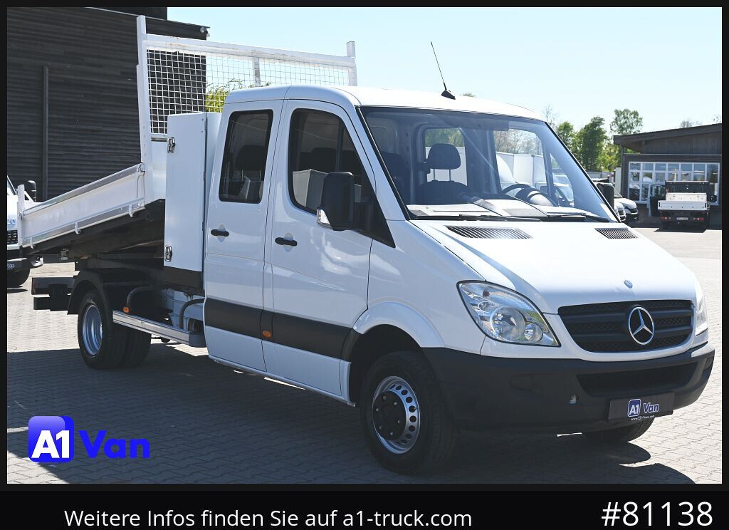 MERCEDES-BENZ Sprinter 513 CDI Kipper, Doka, AHK, Klima - Volquete furgoneta, Furgoneta combi: foto 1 MERCEDES-BENZ Sprinter 513 CDI Kipper, Doka, AHK, Klima - Volquete furgoneta, Furgoneta combi: foto 1