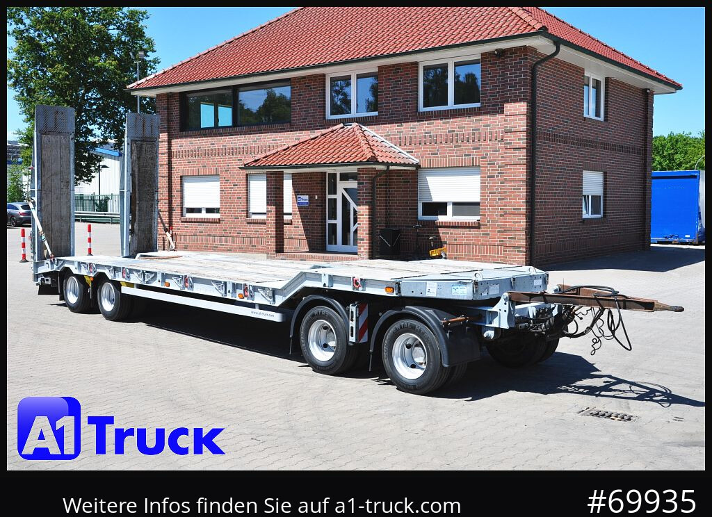 MUELLER-MITTELTAL T4 Profi, 4 achs Tieflader, hydr. Rampen, - Góndola rebajadas remolque: foto 1 MUELLER-MITTELTAL T4 Profi, 4 achs Tieflader, hydr. Rampen, - Góndola rebajadas remolque: foto 1