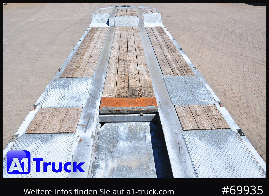 MUELLER-MITTELTAL T4 Profi, 4 achs Tieflader, hydr. Rampen, - Góndola rebajadas remolque: foto 3 MUELLER-MITTELTAL T4 Profi, 4 achs Tieflader, hydr. Rampen, - Góndola rebajadas remolque: foto 3