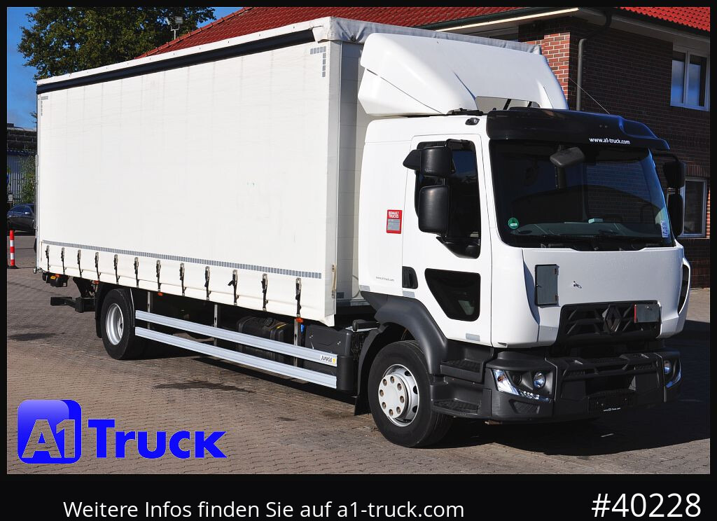 RENAULT D 280, 4x2, Ladebordwand, LBW, TÜV 06/2026 - Camión lona: foto 1 RENAULT D 280, 4x2, Ladebordwand, LBW, TÜV 06/2026 - Camión lona: foto 1