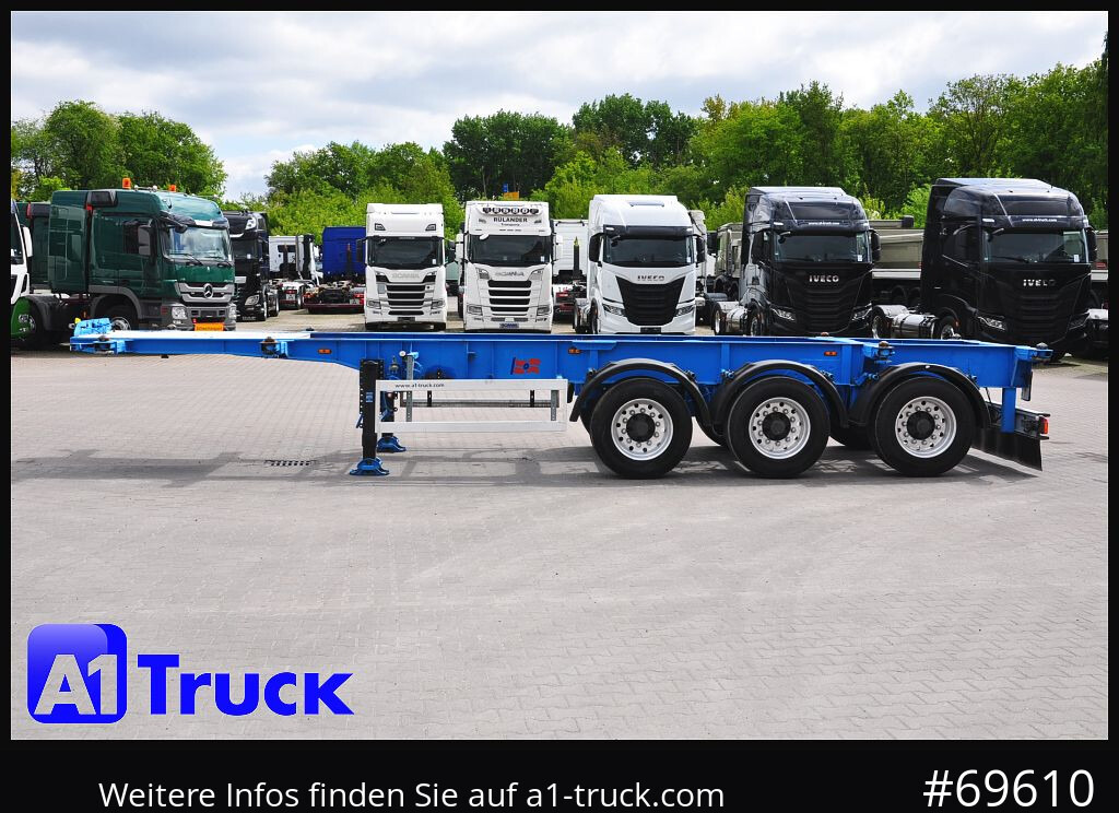 Portacontenedore/ Intercambiable semirremolque ROHR ADR, Alufelgen, Alurahmen 20- 30 Fuss Container: foto 14