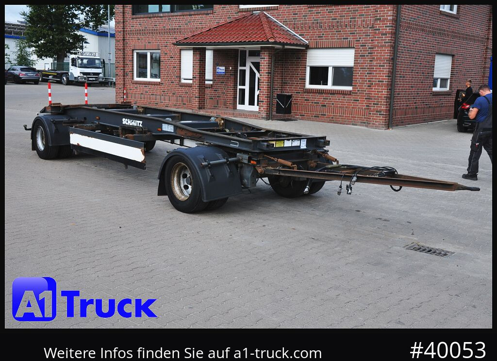 SCHMITZ ACF 20, Schlitten, zwillingsbereift, bis 7700mm Container - Remolque multilift/ Portacontenedores de cadenas: foto 1 SCHMITZ ACF 20, Schlitten, zwillingsbereift, bis 7700mm Container - Remolque multilift/ Portacontenedores de cadenas: foto 1