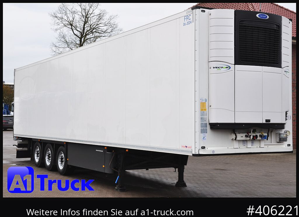 SCHMITZ SKO FP45, Blumenbreite, Carrier 1950. - Frigorífico semirremolque: foto 1 SCHMITZ SKO FP45, Blumenbreite, Carrier 1950. - Frigorífico semirremolque: foto 1