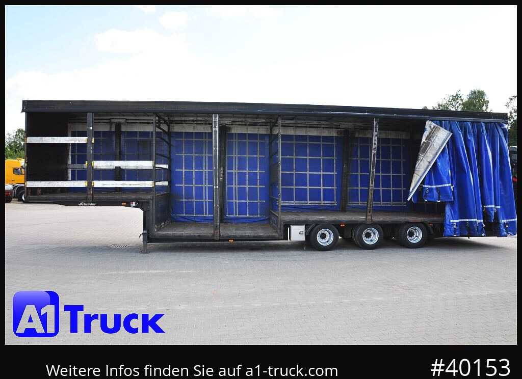 SCHROEDER,WIESMOOR Schröder Jumbo Hubdach, Getränkeauflieger - Transporte de bebidas semirremolque: foto 2 SCHROEDER,WIESMOOR Schröder Jumbo Hubdach, Getränkeauflieger - Transporte de bebidas semirremolque: foto 2