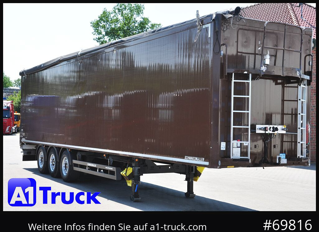 SCHWARZMUELLER Vollalu, 90m³, 7620 Kg, Lift CF 8mm, - Piso movil semirremolque: foto 1 SCHWARZMUELLER Vollalu, 90m³, 7620 Kg, Lift CF 8mm, - Piso movil semirremolque: foto 1