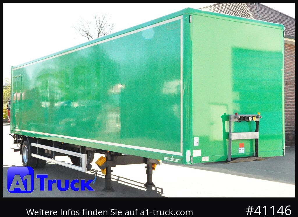 SPIER SGL 110, City, 1 Achs, LBW 3 Tonnen, TÜV 05/2027 - Caja cerrada semirremolque: foto 1 SPIER SGL 110, City, 1 Achs, LBW 3 Tonnen, TÜV 05/2027 - Caja cerrada semirremolque: foto 1