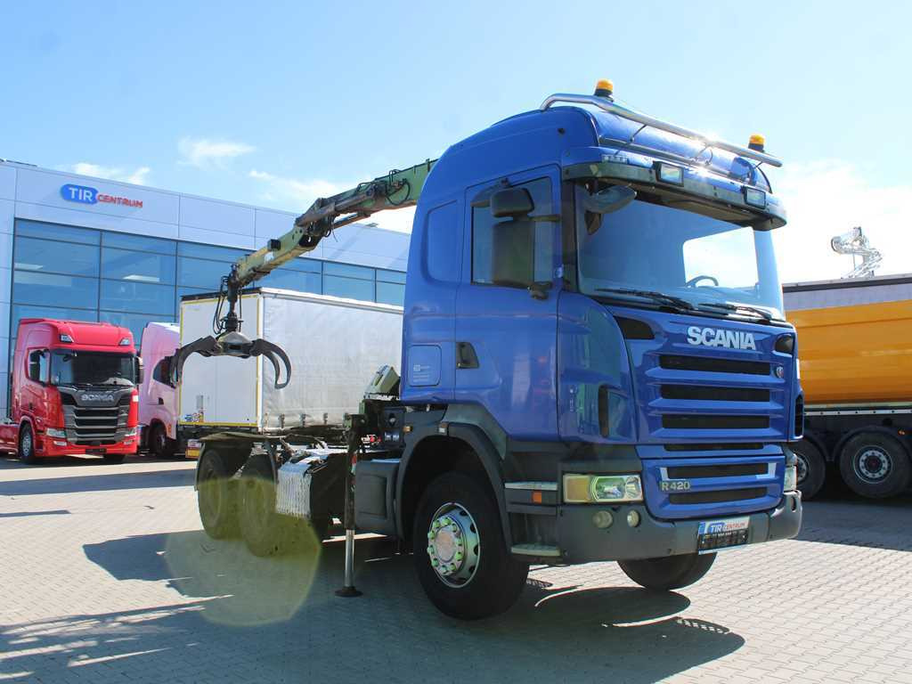Scania R420, 6x4, EURO 3, HYDRAULIC ARM LOGLIFT F135ZT94A, LIGHTS - Cabeza tractora: foto 3 Scania R420, 6x4, EURO 3, HYDRAULIC ARM LOGLIFT F135ZT94A, LIGHTS - Cabeza tractora: foto 3