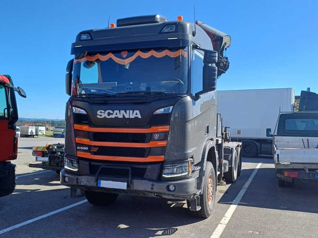 Scania R500, 6x6, RETARDER, OPTICRUISE, PALFINGER EPSILON S260Z96 - Cabeza tractora: foto 1 Scania R500, 6x6, RETARDER, OPTICRUISE, PALFINGER EPSILON S260Z96 - Cabeza tractora: foto 1