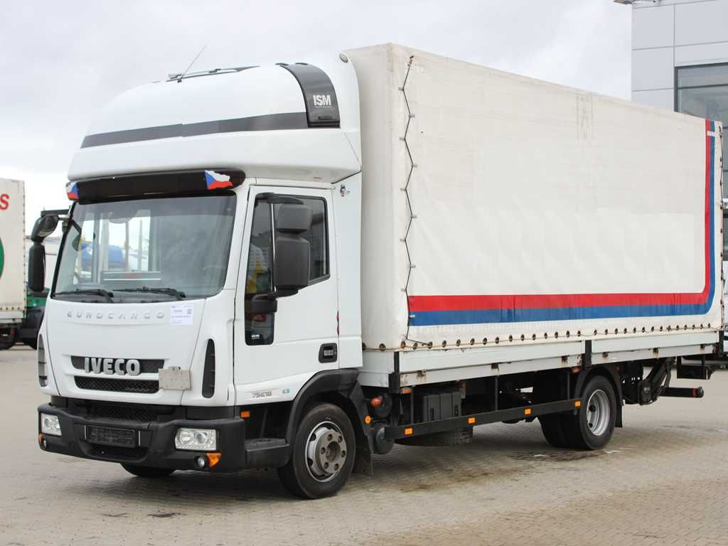 Iveco EUROCARGO 75E18, HYDRAULIC LIFT, SLEEPING CABIN Iveco EUROCARGO 75E18, TAIL LIFT, SLEEPING CABIN - Camión lona: foto 1 Iveco EUROCARGO 75E18, HYDRAULIC LIFT, SLEEPING CABIN Iveco EUROCARGO 75E18, TAIL LIFT, SLEEPING CABIN - Camión lona: foto 1
