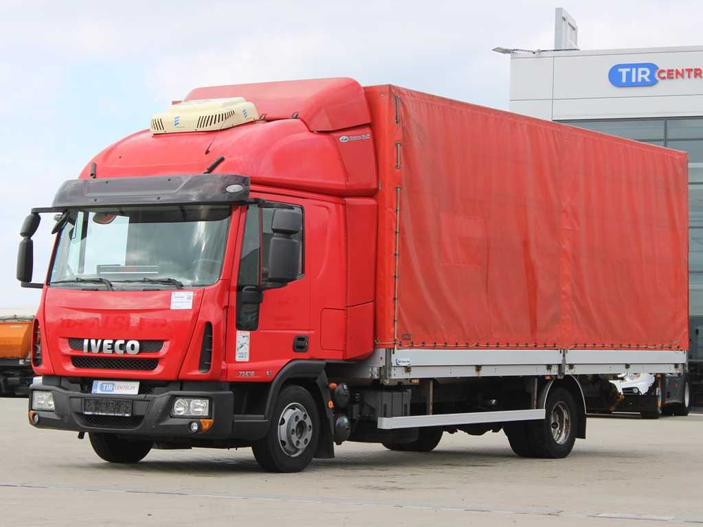Iveco EUROCARGO 75E18, INDEPENDENT AIR CONDITIONING, EURO 5, SIDE PANEL - Camión lona: foto 1 Iveco EUROCARGO 75E18, INDEPENDENT AIR CONDITIONING, EURO 5, SIDE PANEL - Camión lona: foto 1