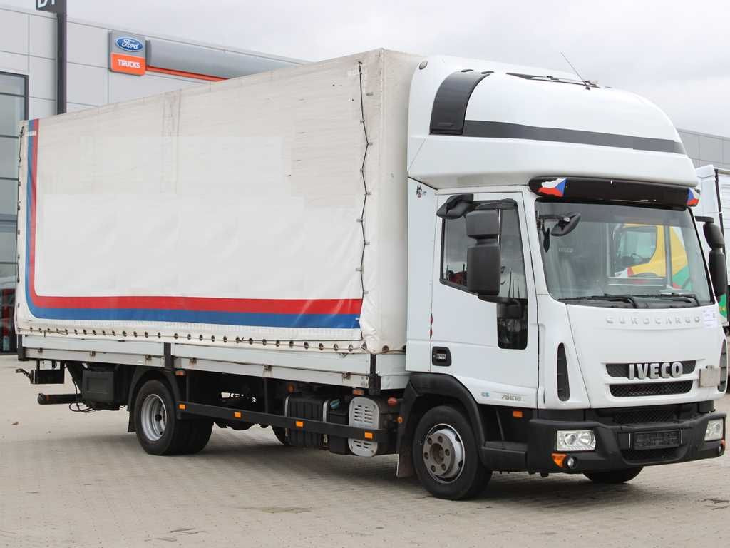 Iveco EUROCARGO 75E18, TAIL LIFT, SLEEPING CABIN - Furgoneta con caja de lona: foto 2 Iveco EUROCARGO 75E18, TAIL LIFT, SLEEPING CABIN - Furgoneta con caja de lona: foto 2
