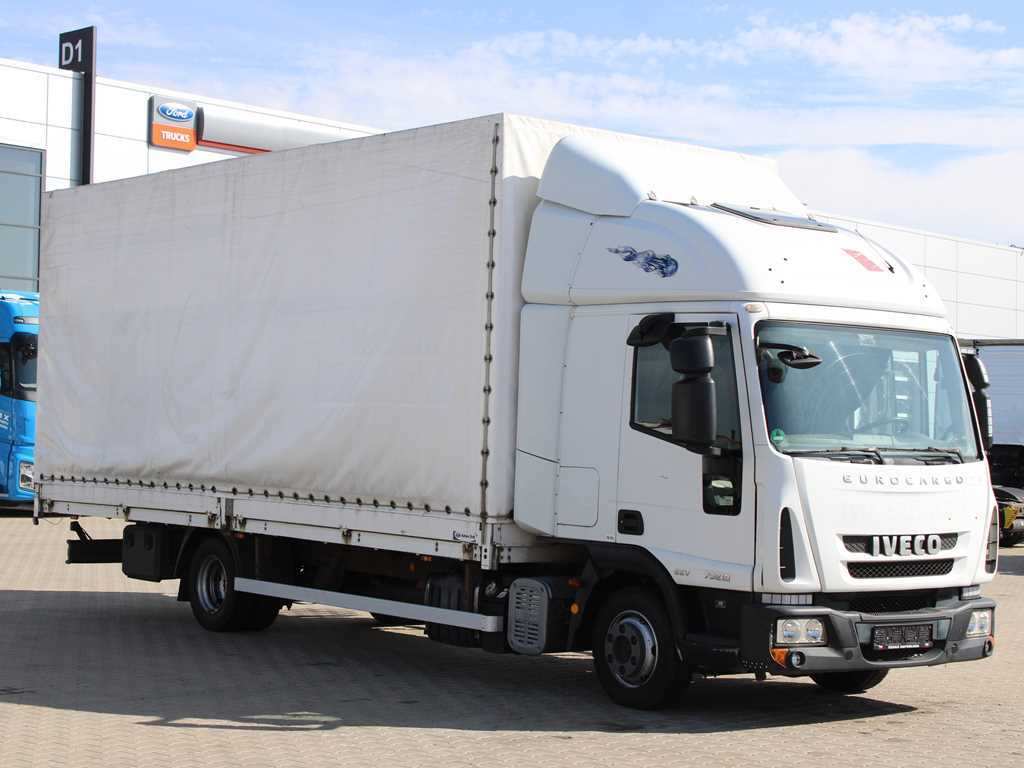 Iveco EUROCARGO ML 75E18, EURO 5EEV, PNEU 90%, SIDE - Camión lona: foto 2 Iveco EUROCARGO ML 75E18, EURO 5EEV, PNEU 90%, SIDE - Camión lona: foto 2
