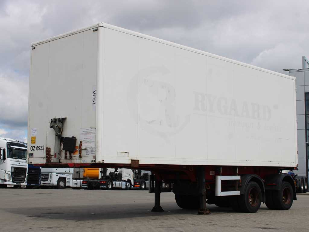 KEL-BERG E36S2, AXLES 10t, EXPANDABLE, SAF AXLES - Caja cerrada semirremolque: foto 1 KEL-BERG E36S2, AXLES 10t, EXPANDABLE, SAF AXLES - Caja cerrada semirremolque: foto 1