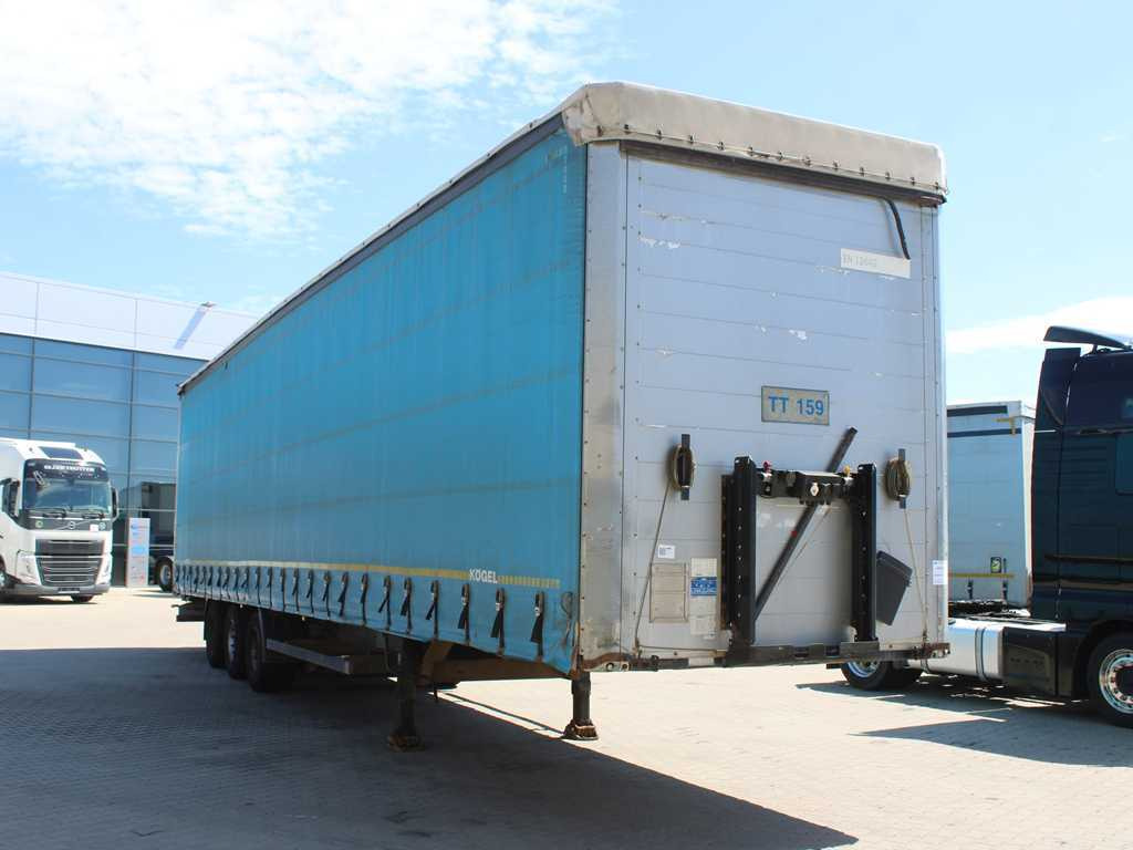 Kögel SN 24, LOWDECK, LIFT AXLE, MULTILOCK, SAF - Semirremolque lona: foto 3 Kögel SN 24, LOWDECK, LIFT AXLE, MULTILOCK, SAF - Semirremolque lona: foto 3