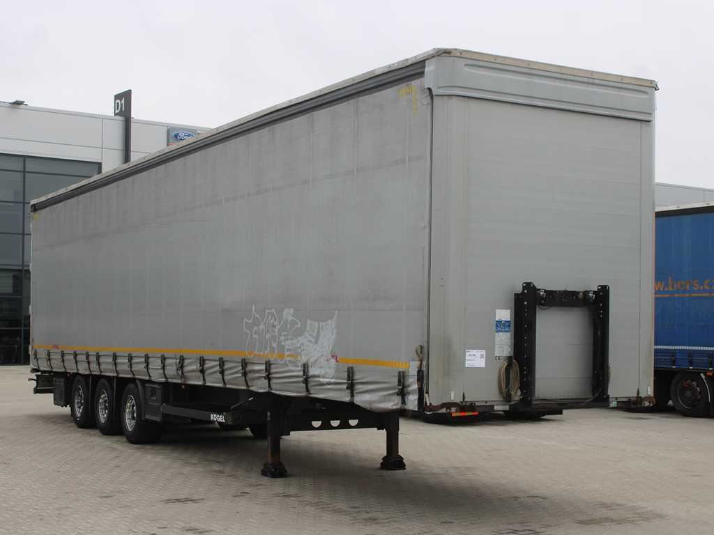 Kögel SN 24, LOWDECK, LIFTING AXLE, MULTILOCK, LIFTING ROOF - Semirremolque lona: foto 3 Kögel SN 24, LOWDECK, LIFTING AXLE, MULTILOCK, LIFTING ROOF - Semirremolque lona: foto 3